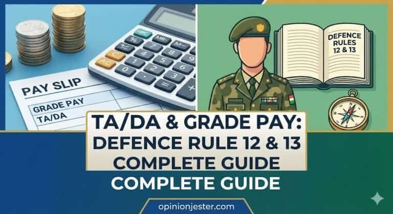 TA/DA & Grade Pay: Defence Rule 12 & 13 Complete Guide