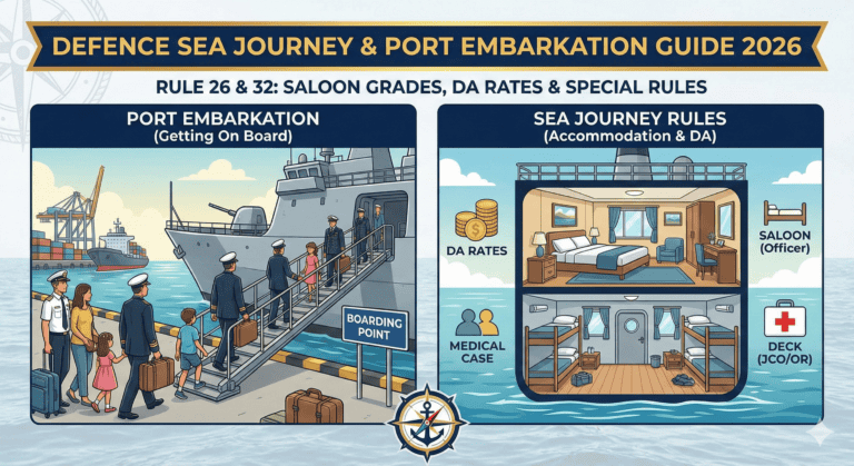 Defence Sea Journey & Port Embarkation Rules