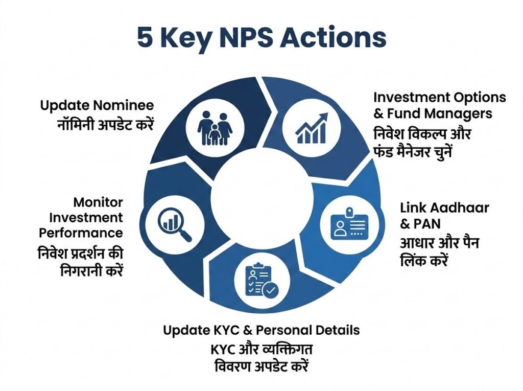 NPS: 5 Important Actions to Secure and Maximise Your Retirement Fund 1 NPS: 5 Essential Actions to Secure and Grow Your Retirement Fund