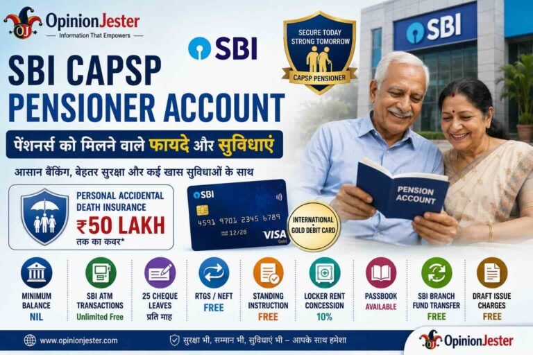 SBI CAPSP Pensioners Account Benefits 2 SBI CAPSP Pensioner Account Benefits for CAPF Pensioners