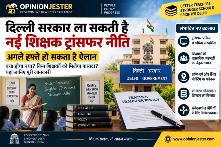दिल्ली में शिक्षकों के लिए नई ट्रांसफर पॉलिसी जल्द, अगले हफ्ते ऐलान संभव 3 delhi-teacher-transfer-policy-new-points-based-systemdelhi-teacher-transfer-policy-new-points-based-system