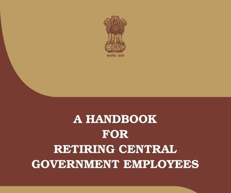 A Handbook for Retiring Central Government Employees